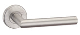 Infinity Line Duo KDU O 500 Stainless Steel - Door Handle on a Round Rose